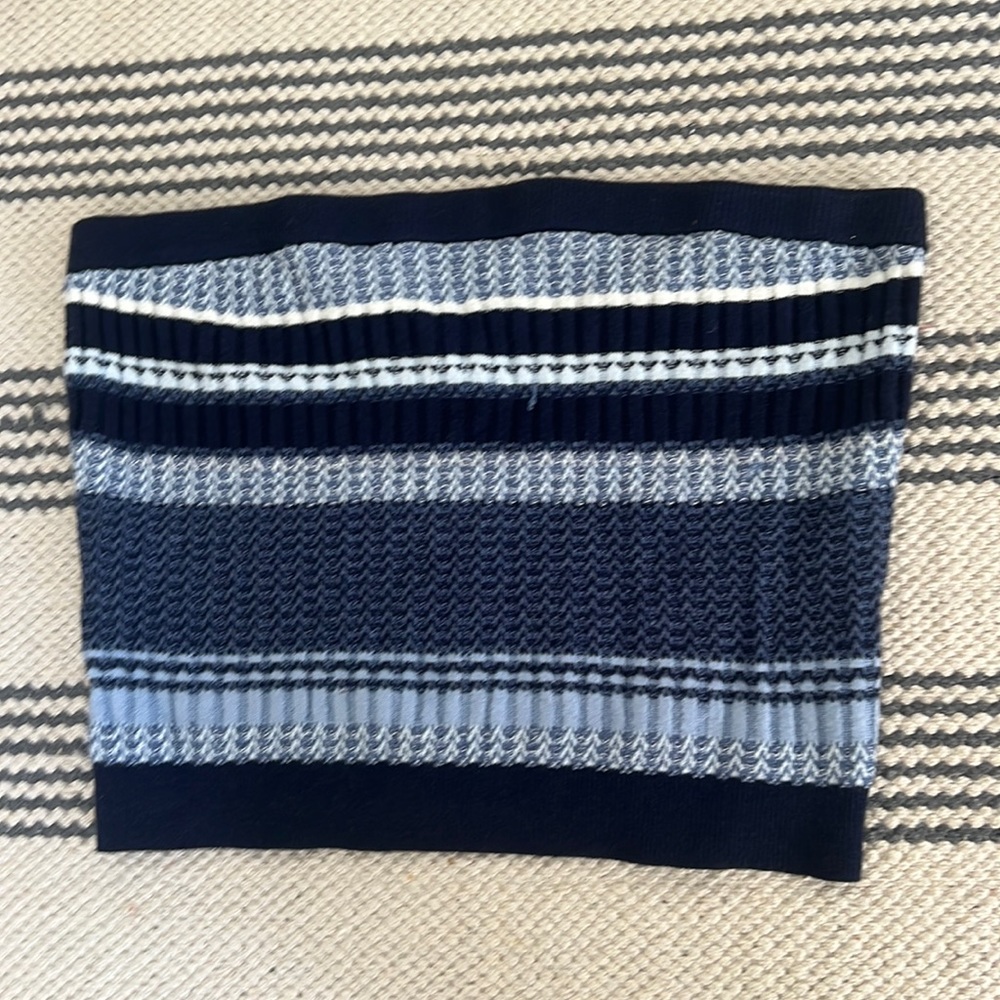 Sweater material tube top